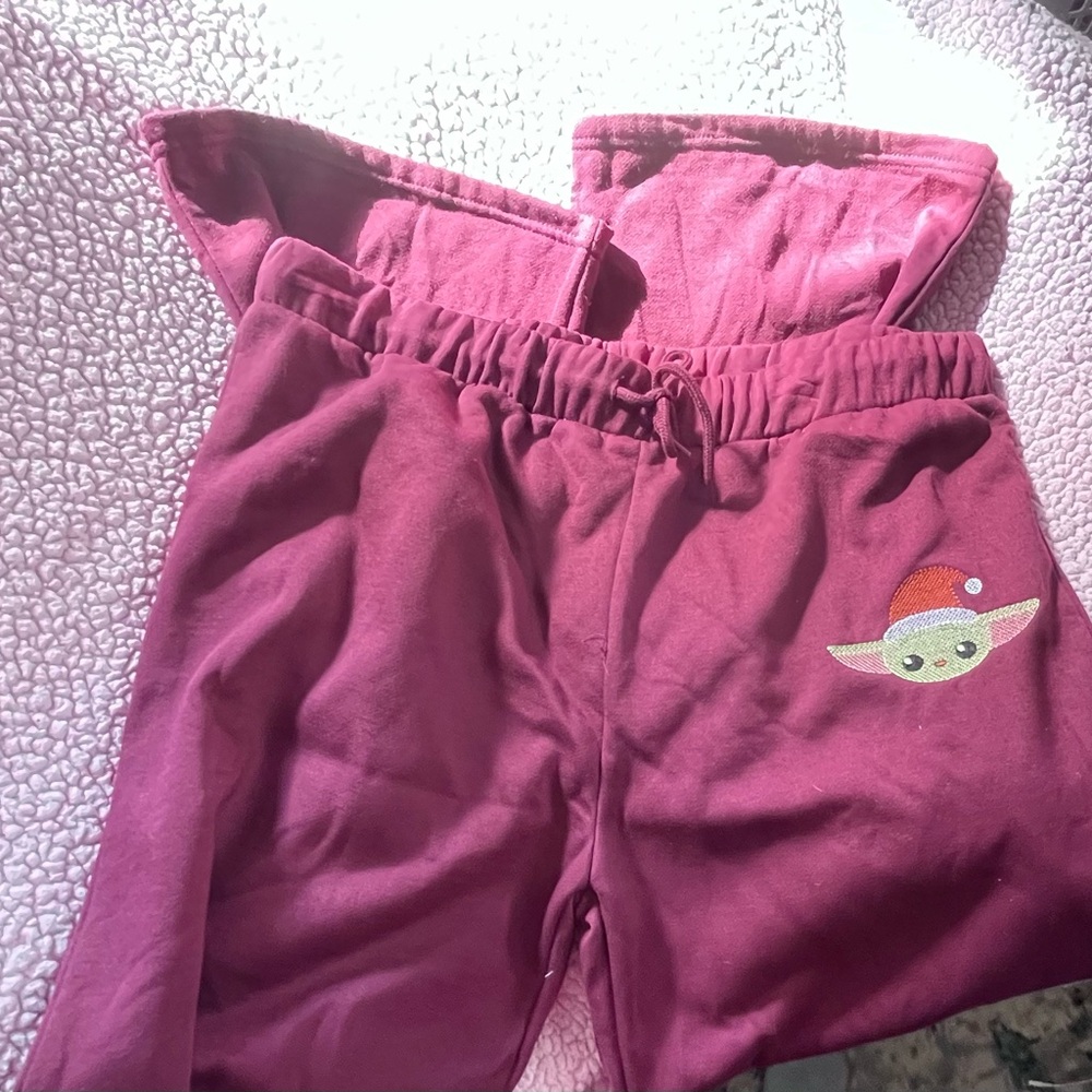 Star Wars Burgundy Cozy Jogger Pants XL